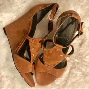 Kendall + Kylie Studded Suede Sandals *never worn*